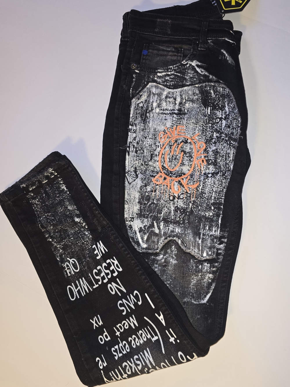 XWAY Denim Graphic Streetwear Jeans Men's 30 NWT